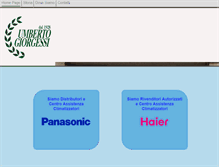 Tablet Screenshot of giorgessi.it